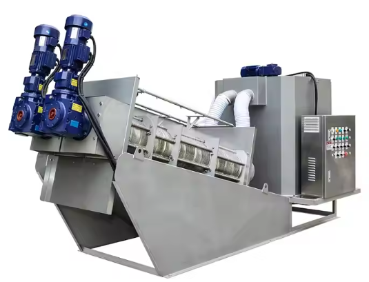 DEWATERING MACHINE SCREW PRESS